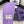 CC DAD SANDAL MULE IN PLUM PURPLE LAMB FUR