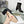 CD Naugtily-D Heeled Ankle Boot Black Fabric