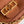 DAUPHINE SOFT MM 24 IN COGNAC CALFSKIN GOLD HARDWARE