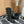 CC High Boots In Black Wool Tweed And Lambskin Gold Hardware