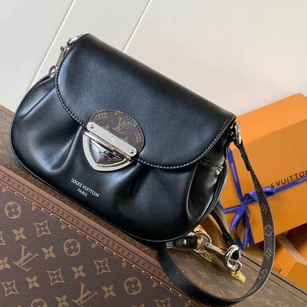 Borsa a mano LV Sunset Vibe in pelle di pecora nera 241290