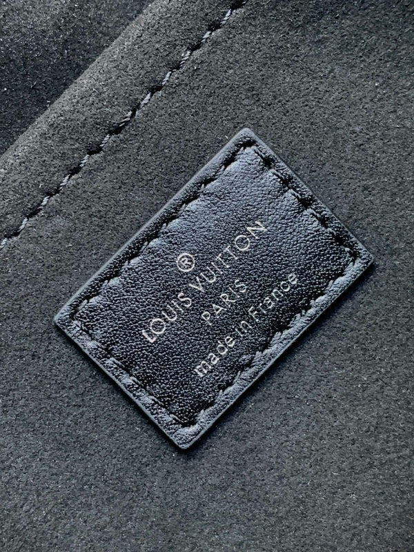 Borsa a mano LV Sunset Vibe in pelle di pecora nera 241290