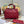 SMALL 28 TOUJOURS BAG IN RUBY RED MACROCANNAGE LAMBSKIN