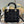 CD Medium Lady 24 Black Lambskin Black White Canvas