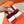 HM Men's Sneaker White Red Goatskin Suede 578952