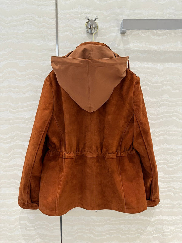 LP 25 Jacket Brown Suede Lambskin 314085