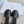 CD D-Major Ankle Boot In Dark Beige Mix Black Canvas With Fleece Lining 105072