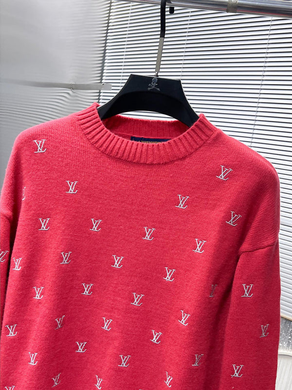 LV SWEATER IN RED WOOL 238798