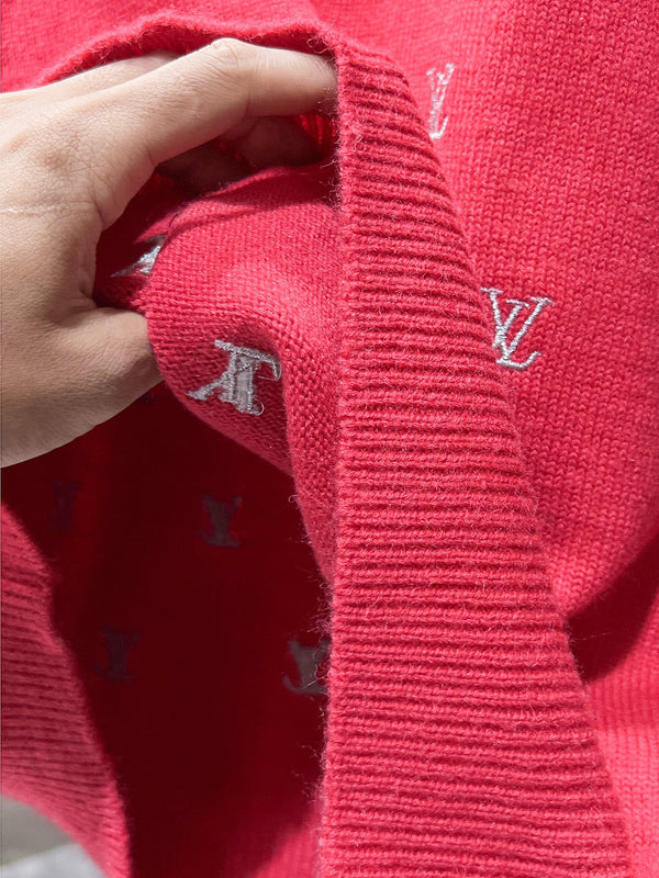LV SWEATER IN RED WOOL 238798