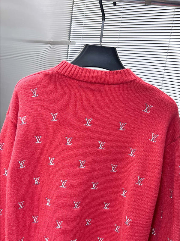 LV SWEATER IN RED WOOL 238798