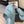 CC Thong Slippers In Could Blue Lambskin 147048