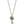 GG SILVER DOUBLE G KEY NECKLACE