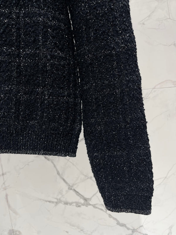 Gucci 2025 Cardigan in lana blu scuro