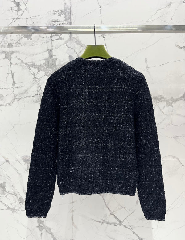 Gucci 2025 Cardigan in lana blu scuro