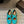 Alaia 25 Criss Cross With Stud Ballet Flats Lagoon Green Suede Sheepskin 303692
