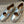 Alaia 25 Criss Cross With Stud Ballet Flats Silver Sheepskin 303696