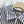 Miu Miu Striped Letter Embroidered Shirt Blue White Cotton