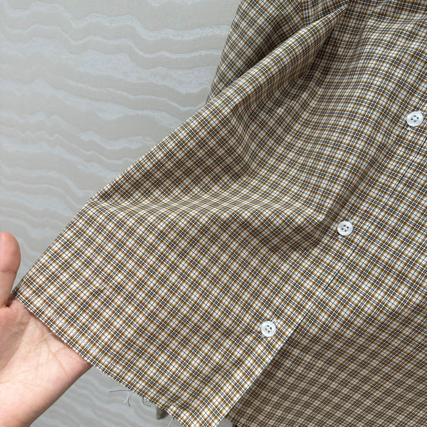 Miu Miu Camicia Corta Cotone Marrone