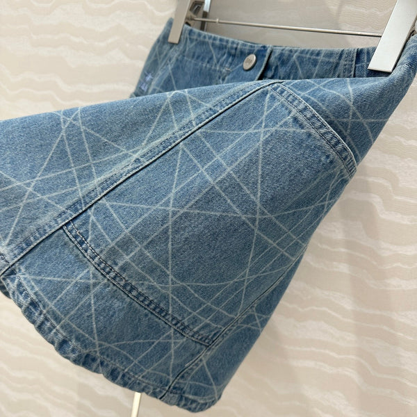 Gonna corta CD Retro Blue Cotton