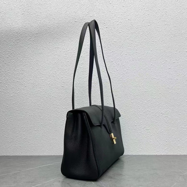 Sac Celine Soft 16 Cuir de veau grainé noir
