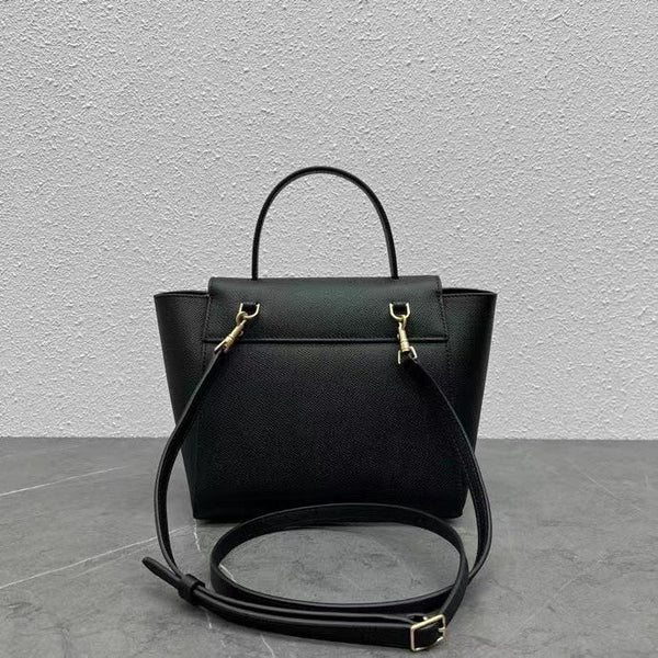 Celine Nano Belt Bag Black Grain Leather