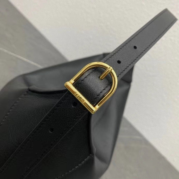Sac Celine Romy 34cm en cuir de vachette noir