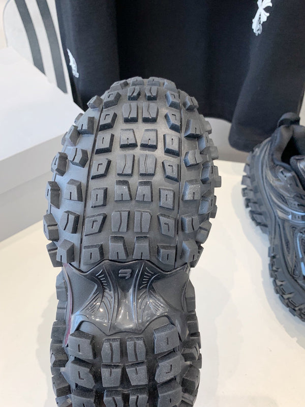 SNEAKERS CHUNKY IN POLIURETANO, POLIESTERE E NYLON NERI