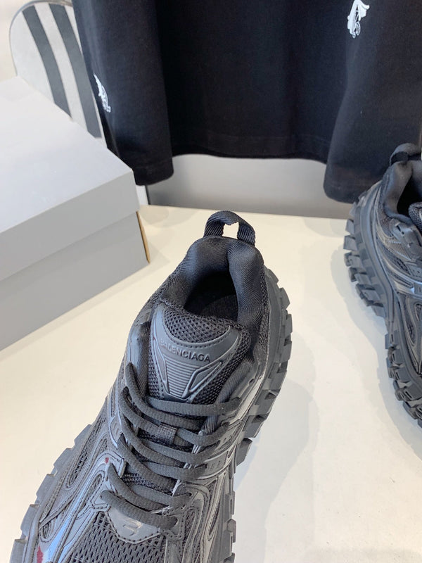 SNEAKERS CHUNKY IN POLIURETANO, POLIESTERE E NYLON NERI