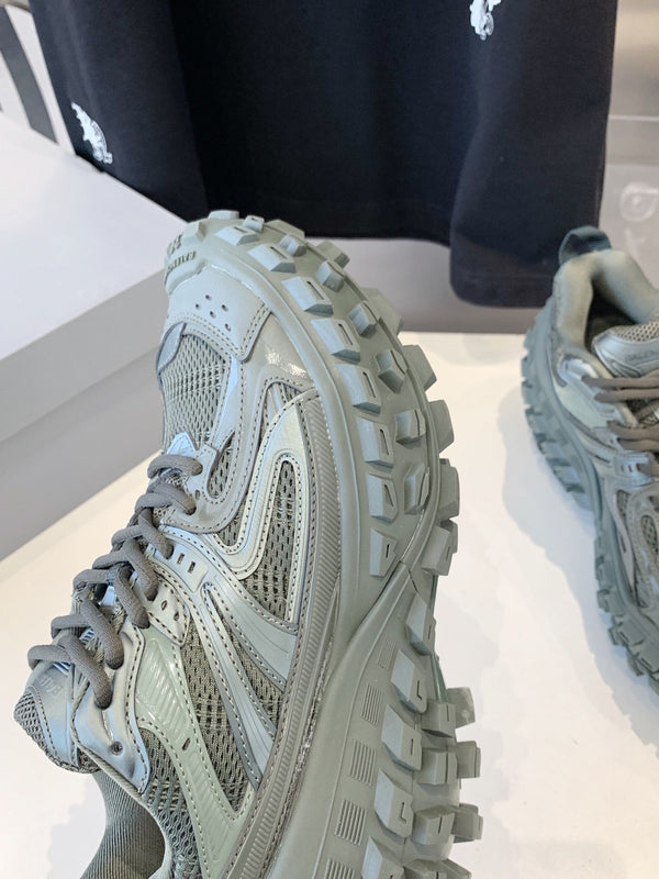 SNEAKERS CHUNKY IN POLIURETANO, POLIESTERE E NYLON GRIGIO MANTELLO
