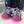 DAD SHOES IN GRAY MIX PINK MESH AND CALFSKIN