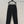 LV 25 Jacquard Logo Denim Trousers Black Cotton