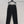 LV 25 Jacquard Logo Denim Trousers Black Cotton