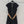 LV 25 Monogram Jacquard Logo Denim Dress Black Cotton