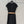 LV 25 Monogram Jacquard Logo Denim Dress Black Cotton