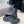 MONDAY SHOE IN BLACK COWSKIN AND POLYESTER