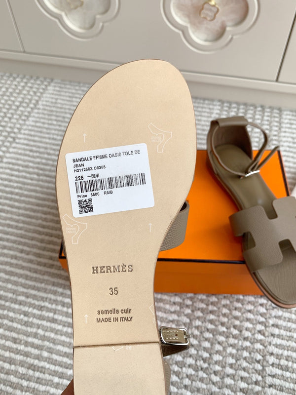 HM 25 Santorini Etoupe Epsom Pelle di vitello
