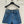 LV Denim Fabric Short Blue Cotton