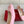 Viv 25 Ballet Flats Pink Cowhide Leather Sheepskin 255208