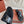 LP Flip Flops In Black Lambskin Snake Embossing