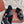 LP Sandals In Black Satin
