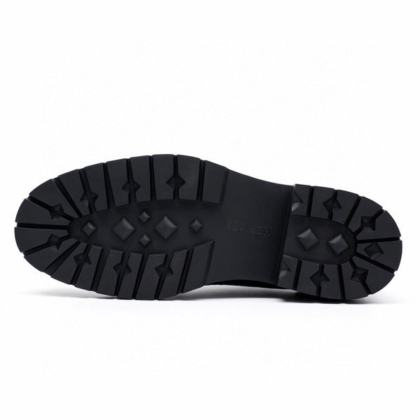Mocassino da uomo HM in pelle scamosciata nera 616531