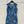 Fendi Flower Vest Dress Blue cotton