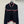 CD Knitted Zipper Jacket Black Rayon Polyester
