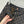 LV 25 Classic Logo Denim Skirt Black Cotton