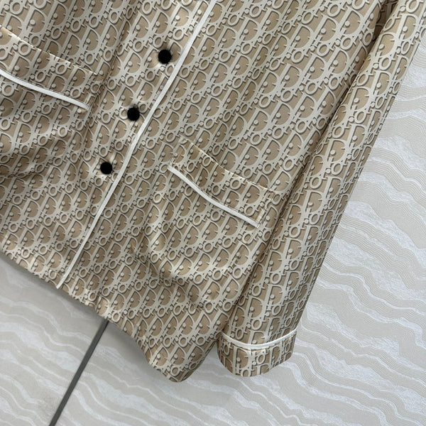 CD Pijama Shirt Beige Silk