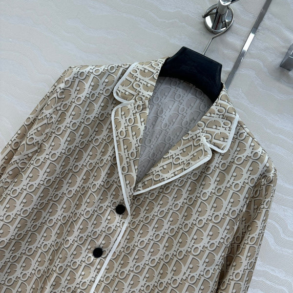 CD Pijama Shirt Beige Silk