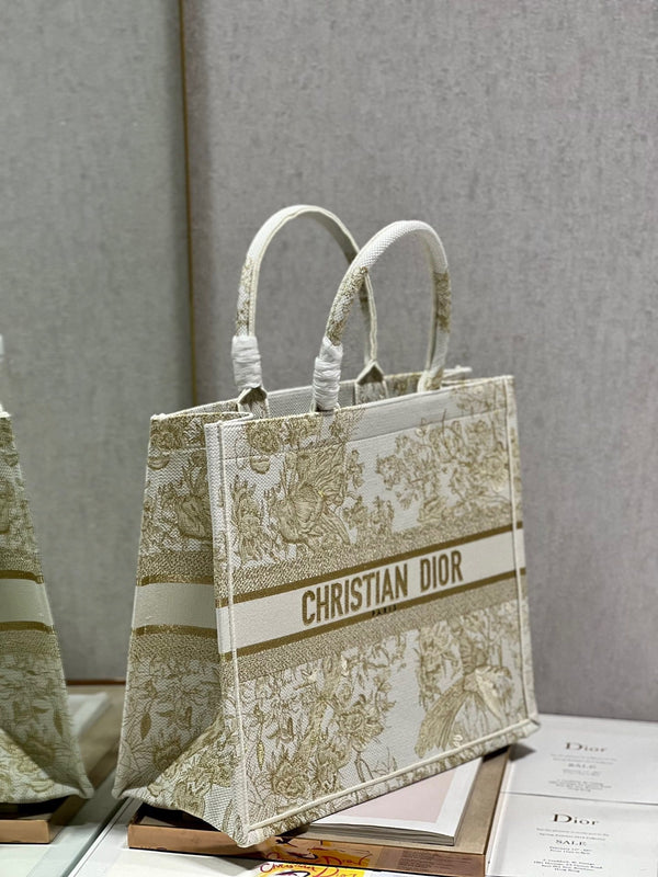 Borsa tote CD Golden Magpie Book Tote 42 cm in tela 336588