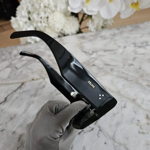 Celine Sunglasses Black Acetate