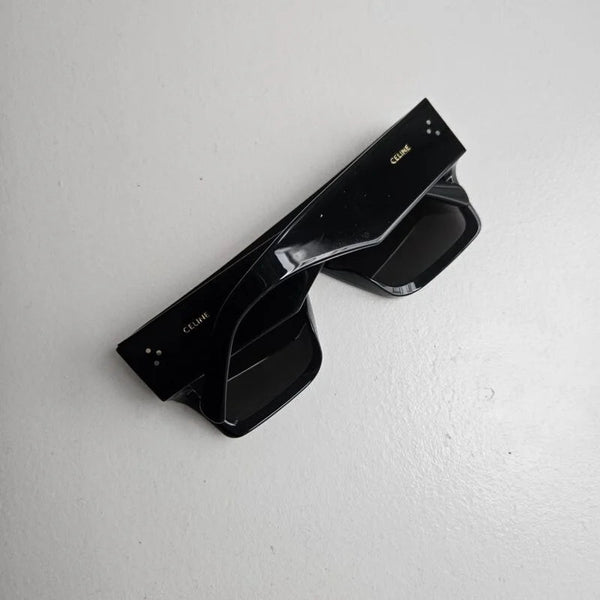 Celine Sunglasses Black Acetate