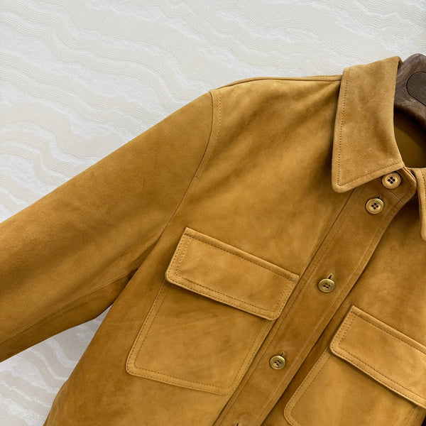 LP 25 Shirt Jacket Camel Suede 280856
